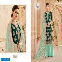SHREE FAB MUTIYAAR GOLD GEORGETTE WITH EMBROIDERY WEDDING AND PARTY WEAR SUITS