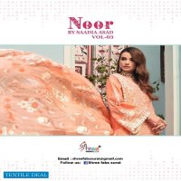 SHREE FABS NOOR BY SAADIA ASAD VOL 3 COTTON PAKISTANI EID SALWAR KAMEEZ
