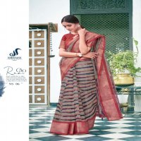 SHREYANS FASHION NATURAL SILK ORGANZA CAUSAL WEAR SARIS WHOLESALER