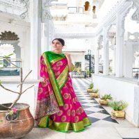 SHREYANS FASHION NATURAL SILK ORGANZA CAUSAL WEAR SARIS WHOLESALER