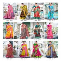 SHREYANS FASHION NATURAL SILK ORGANZA CAUSAL WEAR SARIS WHOLESALER