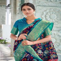 SHREYANS FASHION NATURAL SILK ORGANZA CAUSAL WEAR SARIS WHOLESALER