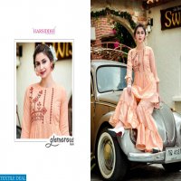 SHRI HARSIDDHI STYLES GLAMORS COTTON LINEN EXCLUSIVE AARI WORK TOP WITH PLAZZO DEALER