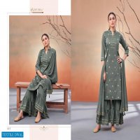 SHUBH NX PUNJABI KUDI CHINON SILK READYMADE SARARA SUITS
