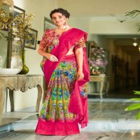 SHVETAMBAR CREATION MASHLIN JECQUARD BOUTIQE VOL 3 COTTON TRADITIONAL WEAR FANCY SAREE