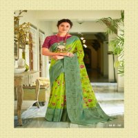 SHVETAMBAR CREATION MASHLIN JECQUARD BOUTIQE VOL 3 COTTON TRADITIONAL WEAR FANCY SAREE