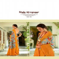 SHVETAMBAR CREATION MASHLIN JECQUARD BOUTIQE VOL 3 COTTON TRADITIONAL WEAR FANCY SAREE