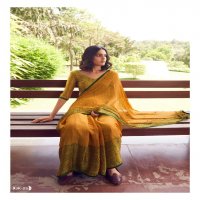 SR BRAND SAREE WHOLESALER IN SURAT SR JANKI VOL 2 VELVET CHIFFON SARIS ONLINE