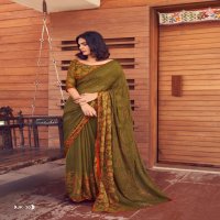 SR BRAND SAREE WHOLESALER IN SURAT SR JANKI VOL 2 VELVET CHIFFON SARIS ONLINE