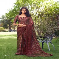 SR BRAND SAREE WHOLESALER IN SURAT SR JANKI VOL 2 VELVET CHIFFON SARIS ONLINE