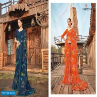 SUBHASH SAREE PRESENTS LIVELY VOL 3 EXCLUSIVE GEORGETTE FOR LADIES COLLECTIONS SAREE