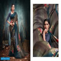 SUHANEE BY MANSAROVER MOSS CHIFFON PRINTED ETHNIC SAREE SELLER