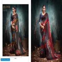 SUHANEE BY MANSAROVER MOSS CHIFFON PRINTED ETHNIC SAREE SELLER