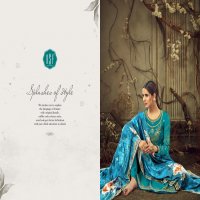 SUZEN BY RSF SATIN GEORGETTE EMBROIDERY DRESS MATERIALS WHOLESALER