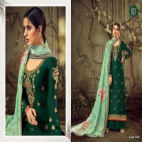 SUZEN BY RSF SATIN GEORGETTE EMBROIDERY DRESS MATERIALS WHOLESALER