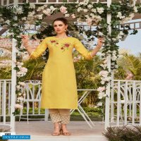 SYASII MAGICAL BEAUTY RAYON COTTON KURTA WITH PANT COLLECTION