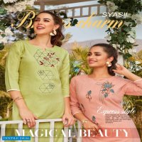 SYASII MAGICAL BEAUTY RAYON COTTON KURTA WITH PANT COLLECTION