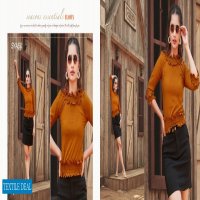 SYASII PRESENT SUMMER BEAUTY DESIGNER GIRLS JEANS SHORT TOP SHORT KURTIS