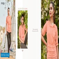 SYASII PRESENT SUMMER BEAUTY DESIGNER GIRLS JEANS SHORT TOP SHORT KURTIS