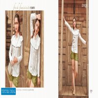 SYASII PRESENT SUMMER BEAUTY DESIGNER GIRLS JEANS SHORT TOP SHORT KURTIS