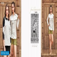 SYASII PRESENT SUMMER BEAUTY DESIGNER GIRLS JEANS SHORT TOP SHORT KURTIS