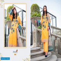 Saniya Adan libaas Schiffli Work Pakistani Concept Dress