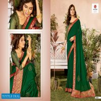 Seemaya Juicy Wholesale Vichitra Silk Ethnic Sarees