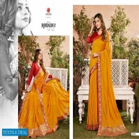 Seemaya Juicy Wholesale Vichitra Silk Ethnic Sarees