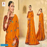 Seemaya Manmohinee Wholesale Shopping Vichitra Silk Ethnic Saree