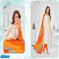 Shagun Bandhej Crush Wholesale Bandhani Dress Material
