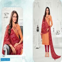 Shagun Bandhej Crush Wholesale Bandhani Dress Material