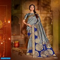 Shakunt Pankti Wholesale Shopping Silk Based Saree Blouse