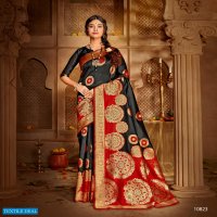 Shakunt Pankti Wholesale Shopping Silk Based Saree Blouse
