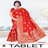 TABLET BY RANJNA SAREE KASUAL WEAR SILK SAREE COLLECTION