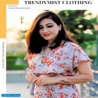 TRENDYMIST LAUNCH TRENDYMIST STYLE VOL 41 WESTERN PATTERN TOPS AND PLAZZO SELLER