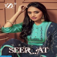 TZU Seerat Wholesale Fancy Kurti With Pants
