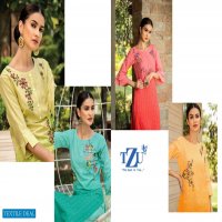 TZU Siya Wholesale Jaam Silk Kurti With Plazzo