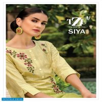 TZU Siya Wholesale Jaam Silk Kurti With Plazzo