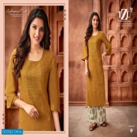 TZU Victoria Vol-4 Wholesale Cotton Slub Kurti With Plazzo