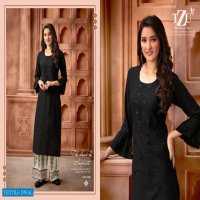 TZU Victoria Vol-4 Wholesale Cotton Slub Kurti With Plazzo
