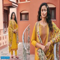 Triple A Kamlee Wholesale Jam Silk Embroidered Dress Material