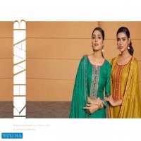 Triple A Khwab Modal Satin Embroidered Dress Material