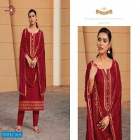 Triple A Khwab Modal Satin Embroidered Dress Material