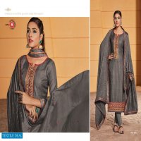 Triple A Khwab Modal Satin Embroidered Dress Material