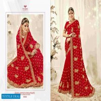Triveni Bandhan Wholesale wedding Special Colour Sarees