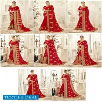 Triveni Bandhan Wholesale wedding Special Colour Sarees