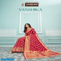 VANSHIKA BY SANGAM PRINTS COTTON HANDLOOM GOOD LOOKING SAREE
