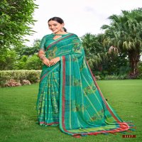 VINAMRA VISCOSE PRINT ELEVEN VOL 2 PRINTED FANCY SAREE COLLECTION