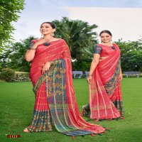 VINAMRA VISCOSE PRINT ELEVEN VOL 2 PRINTED FANCY SAREE COLLECTION