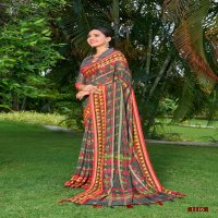 VINAMRA VISCOSE PRINT ELEVEN VOL 2 PRINTED FANCY SAREE COLLECTION